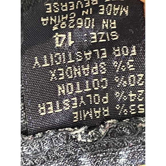 Womens Angels Raw Hem Bermuda Denim Shorts Blue Size 14 High Rise Stretch - Picture 9 of 9